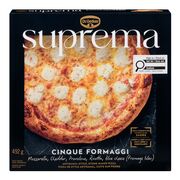 Pizza aux 5 fromages surgelée