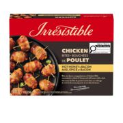 Bouchées de poulet au miel épicé et bacon surgelées