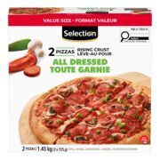 Pizza toute garnie surgelée