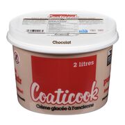 Crème glacée à l'ancienne au chocolat