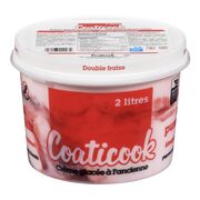 Crème glacée à l'ancienne double fraise