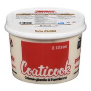 Crème glacée à l'ancienne au sucre d'érable
