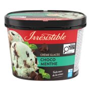 Crème glacée choco-menthe