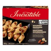Saucisses en pâte feuilletée saupoudrées de parmesan surgelées