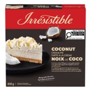Tarte à la crème et noix de coco surgelée