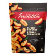 Pêches tranchées surgelées