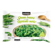 Haricots verts coupés surgelés