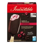 Barres de crème glacée aux cerises Bordeaux