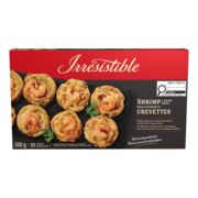 Nids d'oignons et crevettes surgelés