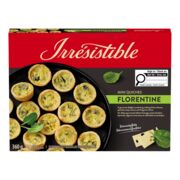 Mini quiches florentines surgelées