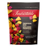 Mélange tropical de fruits surgelés