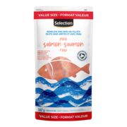 Filets de saumon désarêtés avec peau surgelés