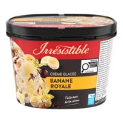 Crème glacée à saveur de gâteau à la banane