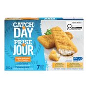 Filets de goberge panés à l'anglaise surgelés