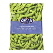 Fèves de soya en cosse surgelées