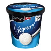 Yogourt glacé à la vanille