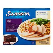 Repas de dinde surgelé