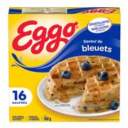 Gaufres à saveur de bleuets surgelées