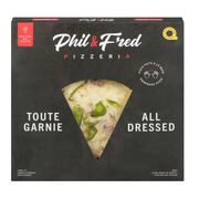Pizza toute garnie surgelée