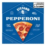 Pizza au pepperoni surgelée