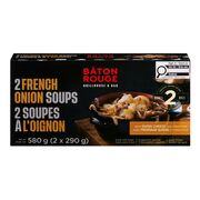 Soupes à l'oignon surgelées