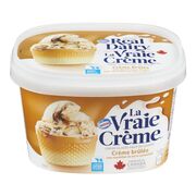 Crème glacée à saveur de crème brûlée