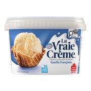 Crème glacée à saveur de vanille française