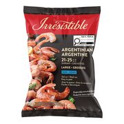 Crevettes sauvages d'Argentine crues