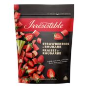 Fraises et rhubarbe surgelées