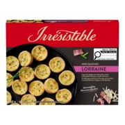 Mini quiches lorraines surgelées