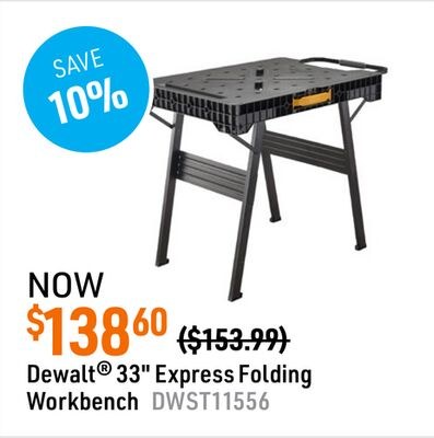 Dewalt® 33" Express Folding Workbench
