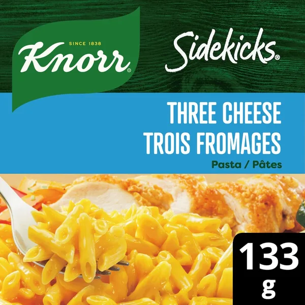 Plat d'Accompagnement de Pâtes Trois Fromages