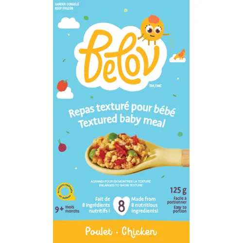 Repas pour bébé au poulet