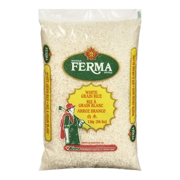 Riz à grain blanc