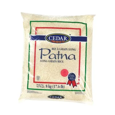 Riz à grain long patna