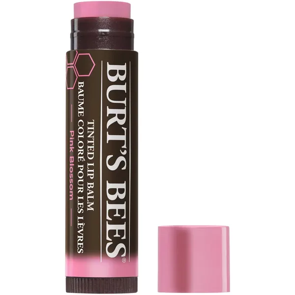 Baume coloré pour les lèvres dorigine naturelle à 100% en teinte Pink Blossom