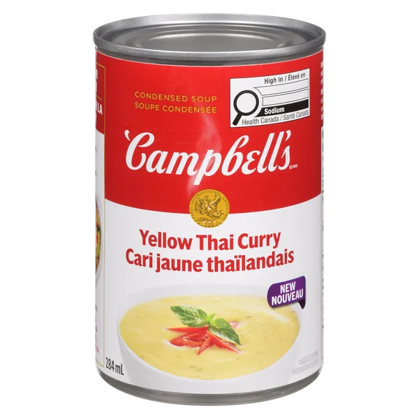 Soupe condensée cari jaune thaïlandais