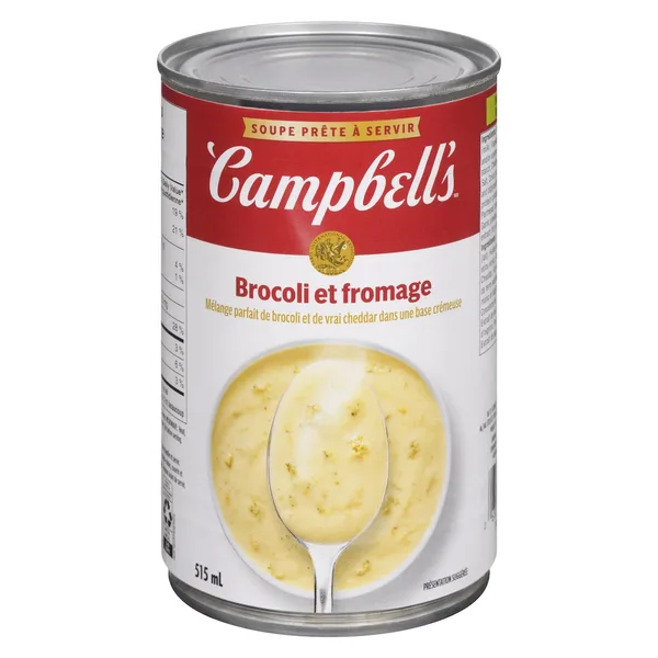 Soupe prête à servir brocoli et fromage