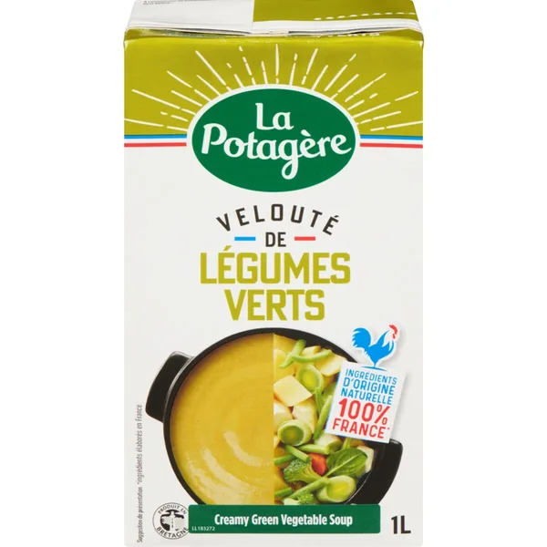 Velouté de légumes verts