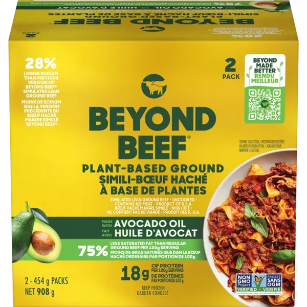 Beyond meat simili-bœuf haché à base de plantes