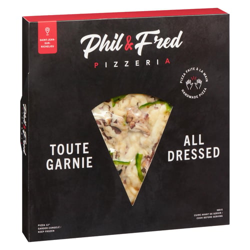 Pizza toute garnie congelée 980 g