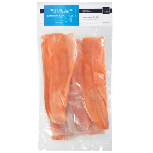 Truite arc-en-ciel filet congelée 2 lb