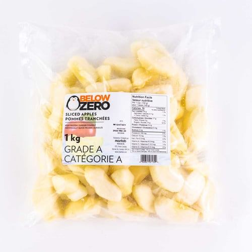 Pommes tranchées surgelées 1 kg