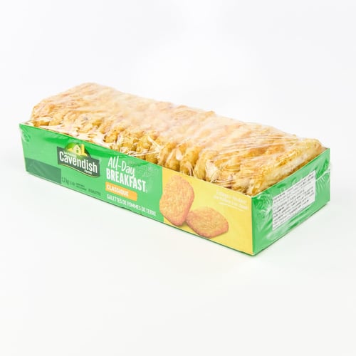 Galettes de pomme de terre surgelées