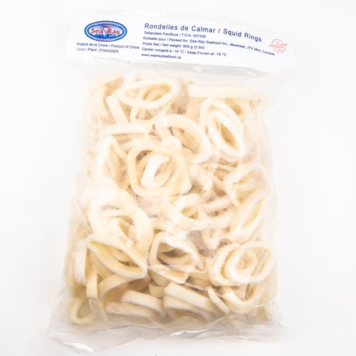 Rondelles de calmar surgelées 2 lb