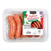 Saucisses italiennes douces