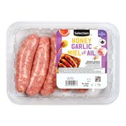 Saucisses au miel et à l'ail