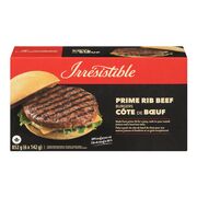 Burgers de côte de bœuf surgelés