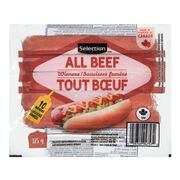 Saucisses fumées au bœuf