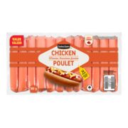 Saucisses fumées au poulet